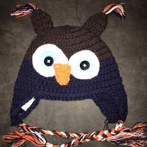 Knitted Owl Beanie/Cap